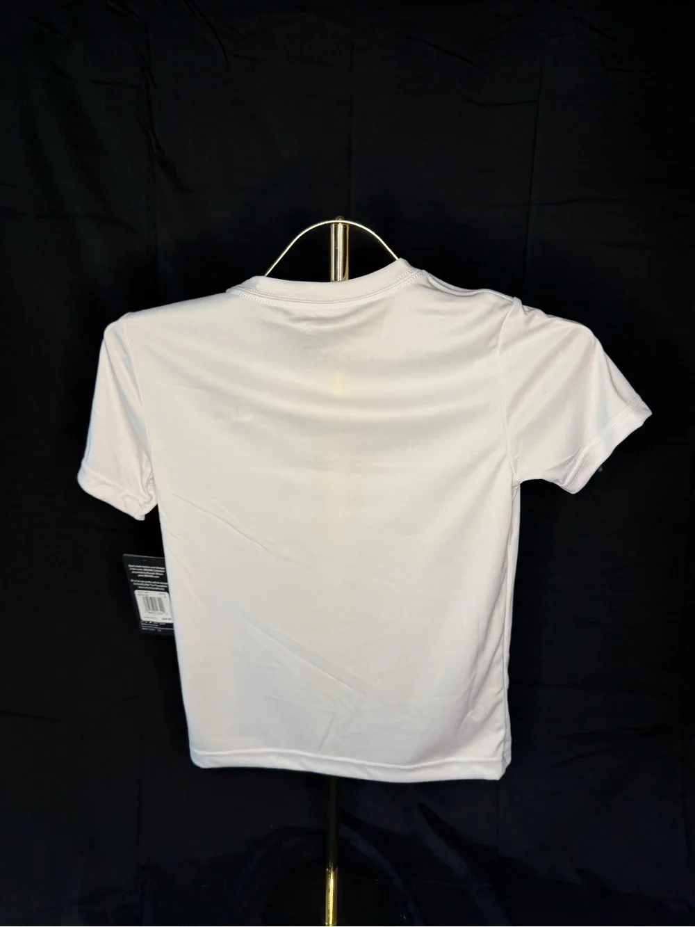 Nike White Short-Sleeve Tee with Navy and Orange Graphic 0401